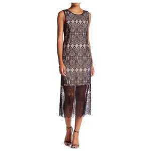 Lace high-low dress by Kensie